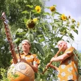 Kirtan in de Bamboo-Bar